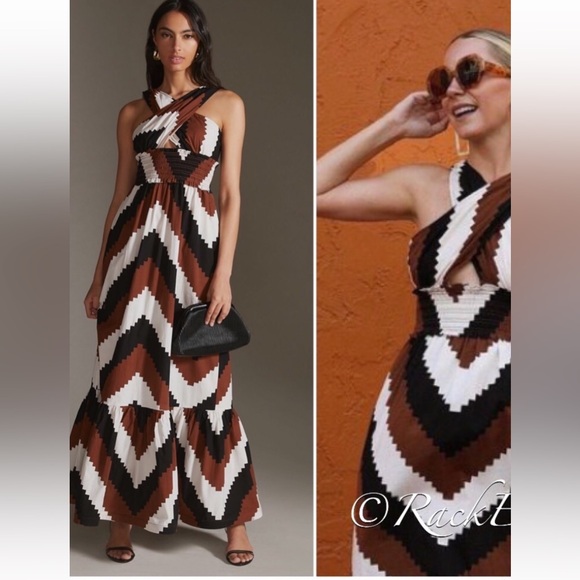 Anthropologie size XS maxi dress - Picture 1 of 12
